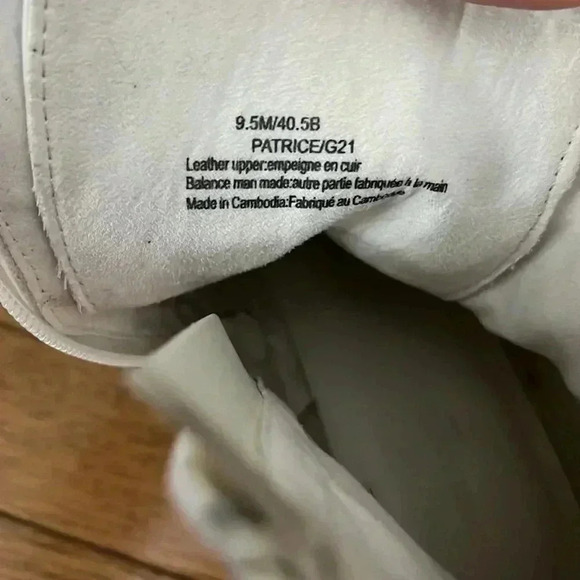 [9.5US] KARL LAGERFELD White Leather Patrice Chain-Detailed PlatformCombat Boots - Picture 8 of 12